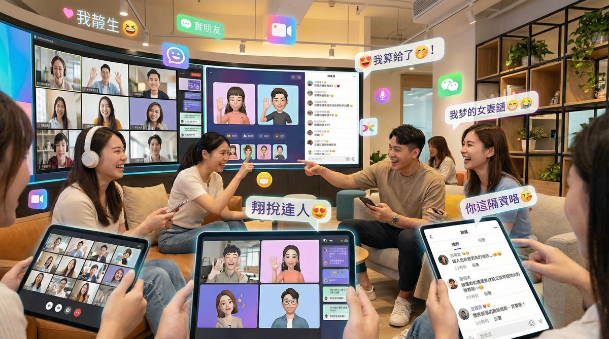 高清动漫甜心社区互动场景